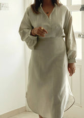 Sana- Italian Linen Dress